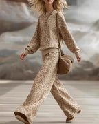 Sabana | Conjunto de jersey y pantalón ancho