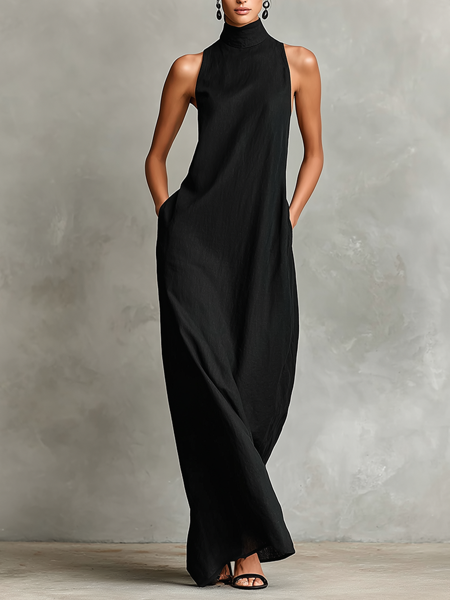 Chantal - Vestido largo minimalista