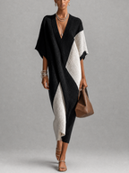 Véra - Vestido blanco y negro
