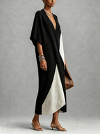 Véra - Vestido blanco y negro