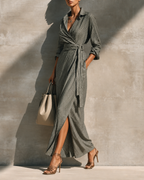 Blessie - Vestido camisero largo