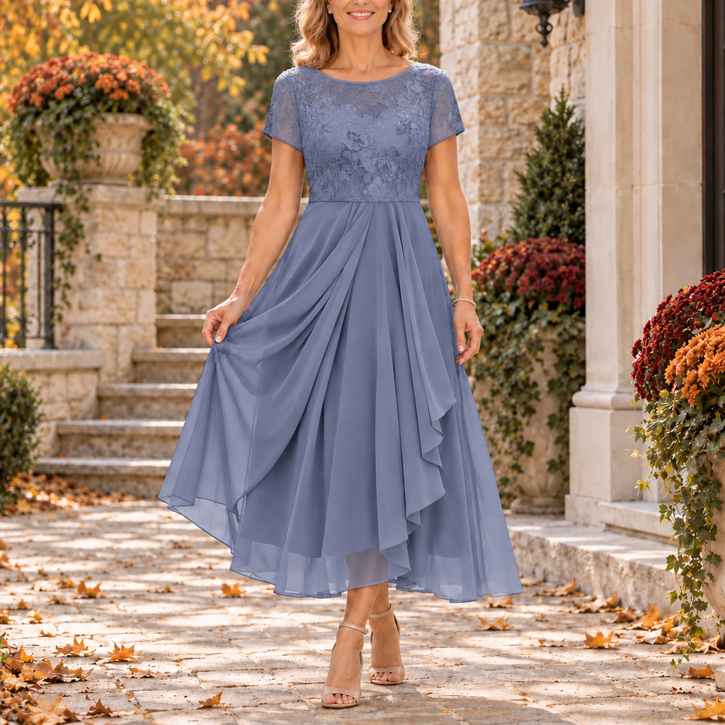 Lucy - Vestido de encaje floral