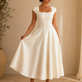Wiveca - Vestido de escote cuadrado