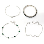 Sorina Feldwyn Set elegante de pulseras doradas