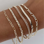 Set de pulseras doradas Ellis Renner