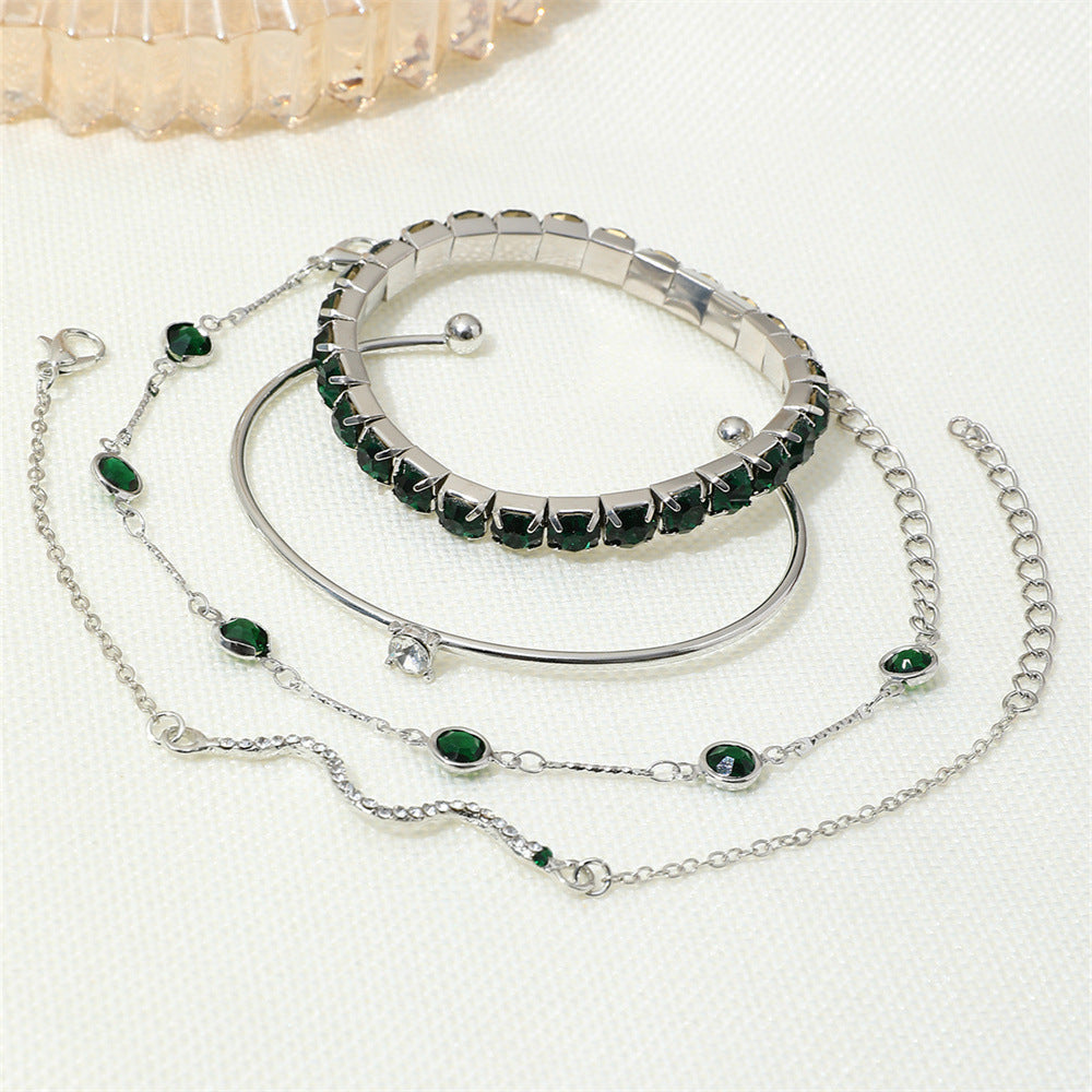 Sorina Feldwyn Set elegante de pulseras doradas