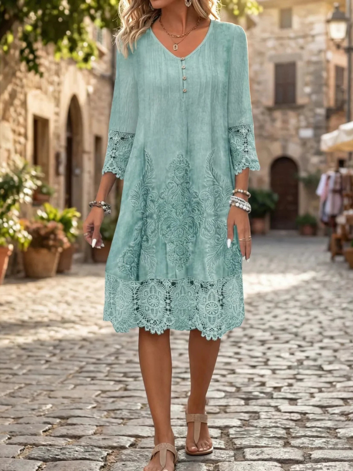Karmen - Vestido midi de cóctel