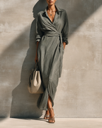 Blessie - Vestido camisero largo