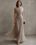 Jenina - Vestido largo elegante