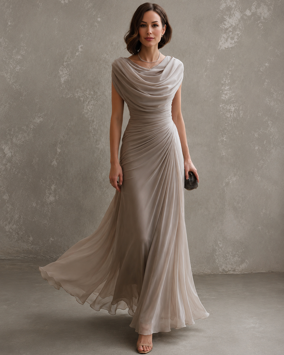 Jenina - Vestido largo elegante