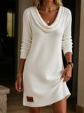 Coreen - Vestido jersey de canalé